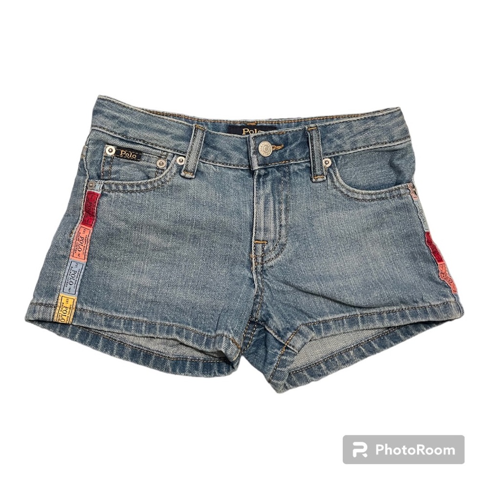 Girls Polo shorts size 6X worn once